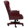 thumbnail image 4 of Pemberly Row High Back Faux Leather Tufted Executive Chair in Oxblood, 4 of 5