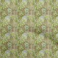 thumbnail image 1 of oneOoneSilkTabbyGreenFabricAnimalDressMaterialFabricPrintFabricByTheYard42InchWide, 1 of 4