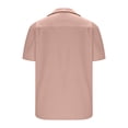 thumbnail image 5 of asjyhkr Mens Beach Button down Shirts Casual Stretch Collared Summer Travel Short Sleeve Tops, 5 of 5