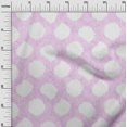 thumbnail image 3 of oneOone Georgette Viscose Lavender Fabric Asian Ikat Fabric For Sewing Printed Craft Fabric By The Yard 42 Inch Wide, 3 of 4