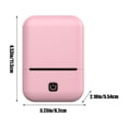 thumbnail image 3 of Edgergery Imprimantes Thermiques d'Étiquettes Sans Fil Bluetooth Portables Adhésives pour Codes-Barres Machine d'Impression Sans Encre pour la Maison, 3 of 5