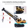 thumbnail image 4 of Bamboohart RC Truck  Crawler Tower Crane Hoist Dragline  Die-cast Model Lifiting  Cable Remote Control Excavator  Tractor Digging Engineering Toy  Construction Vehicle  Construction Toy f, 4 of 8