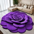 thumbnail image 4 of Yhmxh 3 D Flower Mat Soft Carpet Non-Slip Area Carpet Dining Room Home Bedroom Carpet Floor Washable Rug Anti-slip Rug Decorative Rug Rugs for Living Room Outdoor Rug Bathroom Rugs Kithchen Rug, 4 of 5