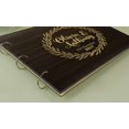 thumbnail image 3 of Personalized Name Engraved Bride & Groom Advice Book Rustic Wedding Wood Wooden Guest Book, 3 of 5