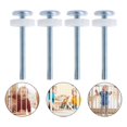 thumbnail image 4 of Milisten 4 Pcs Pressure Mounted Baby Gate Threaded Spindle Rod Walk Thru Gates Screw Bolt, 4 of 5