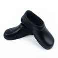 thumbnail image 4 of Ruibeauty Flame Slip Resistant Clogs for Men, Slip On Work Shoes for Food Service, Black, 4 of 6