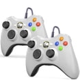 thumbnail image 3 of Microsoft - Xbox 360 Console Original with Two Retrofam Controllers - White (Refurbished), 3 of 5