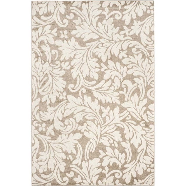 Safavieh Amherst Tapis Intérieur Extérieur, Blé, Tissé à la Machine, 5 Pieds x 8 Pieds, Tout Temps, 1 Unité