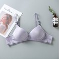 thumbnail image 1 of CHUANK Bras Easter Clearance Summer Fall Woman‘s Printing Gathered Together Daily Bra Underwear No Rims Blue, 1 of 6