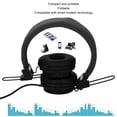 thumbnail image 3 of Wired Headphones with Microphone and Inline Control, Wired On Ear Headphones with Mic, 3.5mm Wired Headset Foldable Adjustable Headband for Music Calls Games MP3, 3 of 7