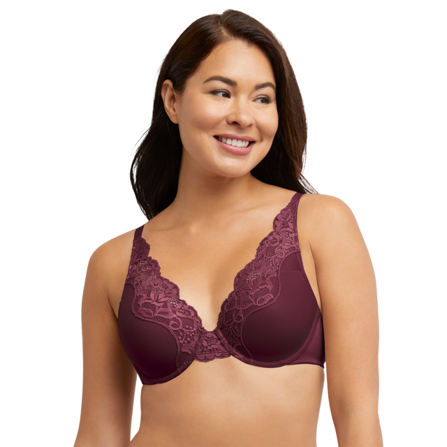 Bali Soutien-Gorge à Armatures en Dentelle Extensible, 36DD