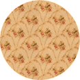 thumbnail image 1 of Ahgly Company Tapis d'Intérieur Lavables en Machine, Ronds, Orange, 8' Ronds, 1 of 7