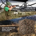thumbnail image 4 of Gymax Camouflage Hunting Blind for 3-4 People w/270° Viewing Range Carrying Bag, 4 of 7