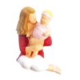 thumbnail image 1 of KLKCMS 1/64 People Figure Landscape Decor Fairy Garden Realistic Miniature Ornament Red, 1 of 9