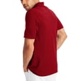 thumbnail image 3 of Hanes Mens FreshIQ X-Temp Pique Polo, 3XL, Deep Red, 3 of 3