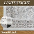 thumbnail image 4 of Area Rugs 8x10 for Living Room,Washable Boho 8x10 Area Rugs for Bedroom,Non Slip Carpet for Kitchen, Dining Room, Indoor, Kids Playroom Soft Low-Pile Rug, Thickness 0.2 Inches, Beige/Neutral, 4 of 6