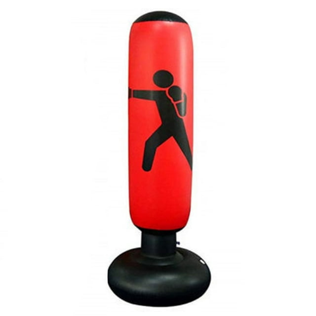 Sac de Frappe Autoportant Boxe Cardio Kickboxing Entraînement de Mise en Forme Adulte Maison