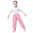 thumbnail image 2 of YOUSNH Pantalon de Pluie Imperméable pour Enfants 1-12 Ans, Taille Élastique Ajustable avec Coutures Renforcées, Garçons et Filles Jeu Extérieur Randonnée Équipement Anti-Éclaboussures Pantalon de Pluie Enfants Rose 3-4 Ans, 2 of 6