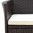 thumbnail image 5 of vidaXL Chaises de Jardin avec Coussins 4 Pcs Rotin Poly Brun, 5 of 5