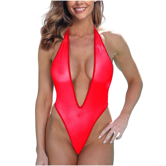 Justaucorps Aguichant pour Femmes Justaucorps String Transparent