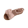 thumbnail image 2 of Wensltd Versatile Flat Sandals Women Solid Color Open Toe Outdoor Beach Sandals, 2 of 9