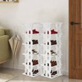thumbnail image 5 of RKSTN shoe rack 6 Tier Shoe Rack Organizer Stackable Storage Organizer For Bedroom Entry Rack Shoe Slots Shelf Easy Tower Rack, 5 of 5