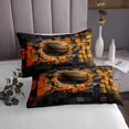 thumbnail image 3 of Erosebridal Basketball Coverlet Set Twin, Ball Sports Bedding Set, Geometric Room Decor, 2-piece, 3 of 5