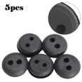 thumbnail image 3 of Lefu 5pcs 2-Hole Black Rubber Fuel Gas Tank Line Grommet For Home Trimmer Lawn Mower, 3 of 4