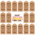 thumbnail image 3 of 100pcs Kraft Paper Gift Tags Gift Wrapping Labels Wedding Birthday Party Gift Wrapping Crafts, 3 of 8