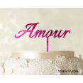 thumbnail image 1 of Personalized Name Cake Topper Custom Cake Topper Color Option Available 5-7 Inches Wide, 1 of 1
