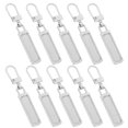 thumbnail image 3 of 10pcs Replacement Zipper Pulls Detachable Zipper Slider Metal Zipper Repair Kit, 3 of 8