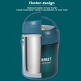 thumbnail image 3 of Insulated Food Jar Stainless Steel Food Flask for Hot Food Vacuum Insulated Soup Thermos w/ Spoon Carry Handle 500ml Food Container Lunch Box for Kids Adult School Office Picnic Travel, 3 of 7