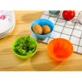thumbnail image 4 of 12 Pcs Plastic Bowls Colorful Reusable Salad Bowls Facial Mask Seasoning Bowls Home Household Bowls (Random Color), 4 of 6