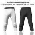thumbnail image 4 of Cropped Basketball Sports Pants Tight Bumper Pants Leggings For Men, 4 of 8