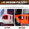 thumbnail image 3 of AMERICAN MODIFIED Feu Arrière de Tunnel Fumé Compatible avec Wrangler JL 2018-2023, 3 of 10