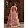 thumbnail image 3 of Custom Made Pink Color Beautiful Embroidery Worked Ready Made Anarkali Full Flared Gowns, 3 of 5