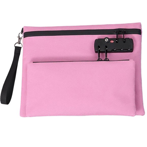 Maytalsory Items Secure With Travel Lock Bags For Personal Items accidental opening or Money Bag With Combination Lock Bank Depots