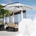 thumbnail image 1 of Vaidha Parasol de Cour Extérieur en Polyester, Parasol Pare-Soleil, Tissu anti-UV et Imperméable, Tissu de Parasol de Jardin à Mât, 1 of 4