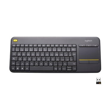 Logitech K400 Plus Wireless Touch TV Keyboard With Easy Media Control - FRENCH