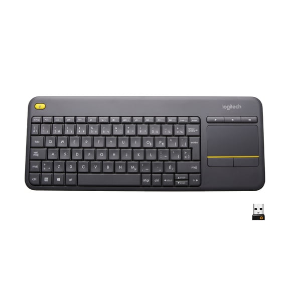 Logitech K400 Plus Wireless Touch TV Keyboard With Easy Media Control - FRENCH