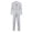 Grey, variant on Yuyuzo Mens Blazer Sets 2-Piece Suits Lapel 1 Button Slim Fitted Formal Jacket Pants Set for Dress Business Wedding Party