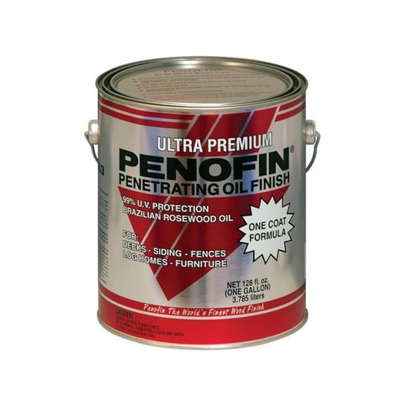 Penofin 1817683 Ultra Premium&# Teinture pour Bois à Base d'Huile de Hickory Transparent 44; 1 gal - Caisse de 4
