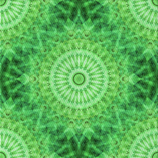 Ahgly Company Machine Washable Indoor Square Transitional Neon Green Area Rugs, 5' Square