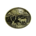 thumbnail image 1 of CTM® Scenic Elk Belt Buckle, 1 of 2