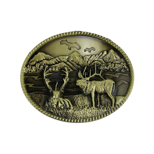 CTM® Scenic Elk Belt Buckle