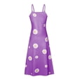 thumbnail image 4 of Robe d'Été pour Femmes Aguichant Mode pour Femmes Vacances Été Sans Manches Imprimée Col en V Aguichant Décontractée Longue Robe Maxi Robe d'Été pour Femmes Maxi Été Longue Robe pour Femmes, 4 of 5