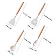 thumbnail image 5 of Wamans Kitchen Silicone Cooking Utensils, 14 Pc Kitchen Utensil Set, Easy To Clean Wooden Kitchen Utensils, Cooking Utensils for Nonstick Cookware, Kitchen Gadgets and Spatula Set Clearance, 5 of 5