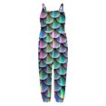 thumbnail image 2 of MIASHUI Girls Clothes Sleeveless Print Rompers Casual Loose Long Wide Leg Jumpsuit Outfits,Multicolour,5-6 Years, 2 of 5