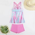 thumbnail image 5 of Cameland Womens Plus Size Swimsuits Bathing Suits Two Piece Tankini Tummy Control Swimwear Top with Boyshort, 5 of 5
