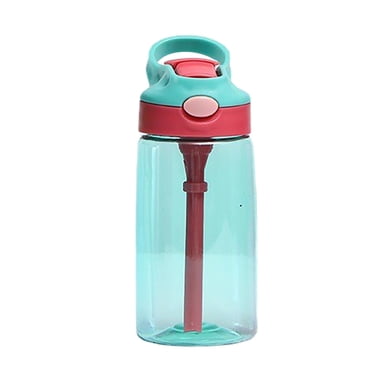 Everyday Low Price! 480ml Kids Water Bottle, Straw Lid with Handle, Easy-to-Use School Water Bottle, Leak-Proof Drinkware for Children’s Daily Hydration